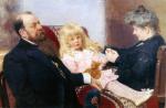 Репин И.Е. Семейный портрет Деларовых. 1906. ГМО ХКРС